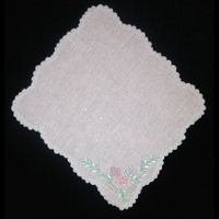 Носовой платок (белый батист)