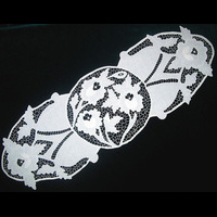 Дорожка овальная белая