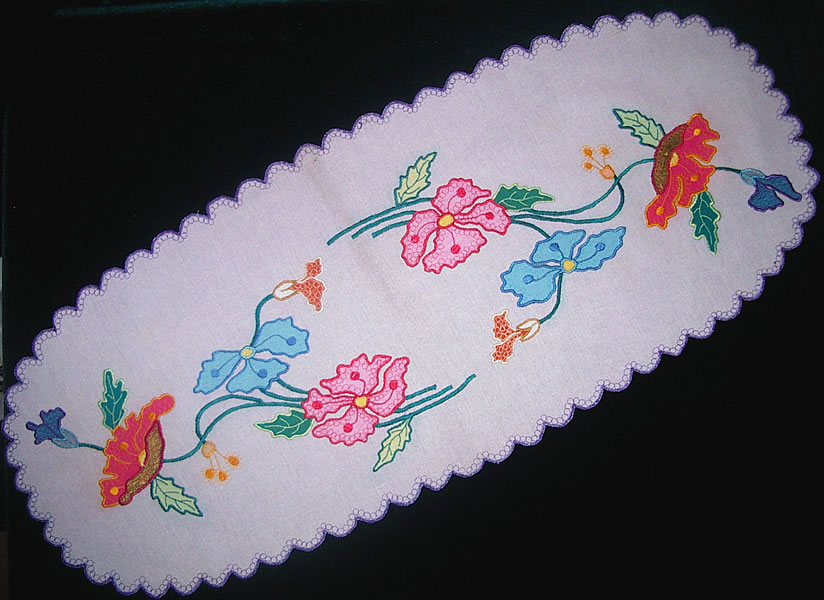 Дорожка овальная светло-фиолетовая