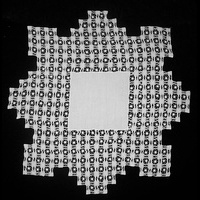 Салфетка квадратная белая