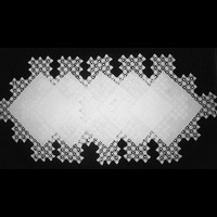 Набор салфеток из белой х/б ткани для столовых приборов на 6 персон