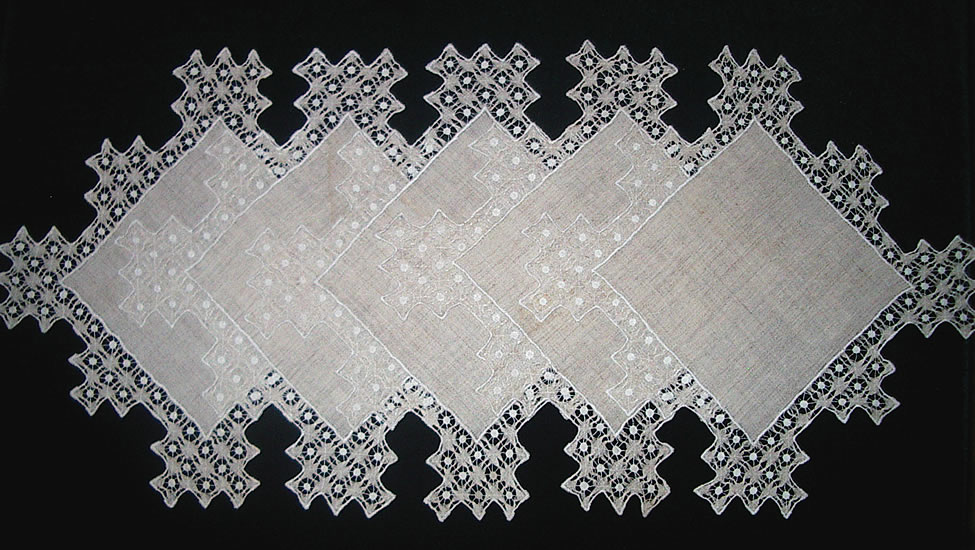 Набор салфеток из бортовой хб ткани для столовых приборов на 6 персон