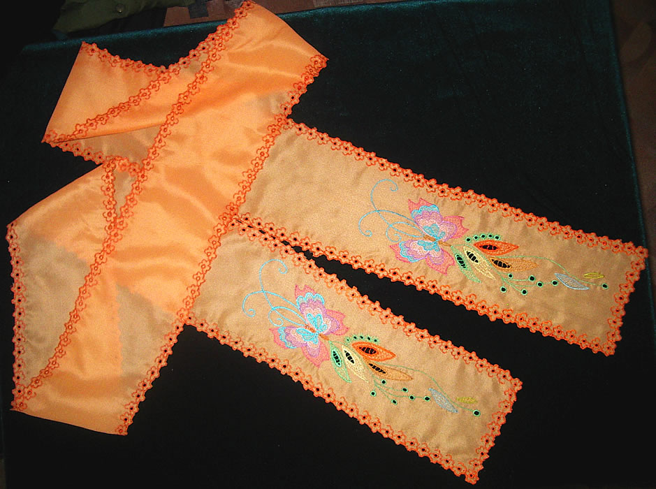 Бант оранжевый