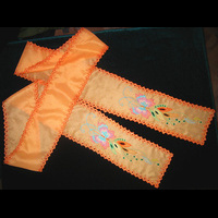 Бант оранжевый