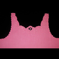 Задняя полочка детской майки розового цвета