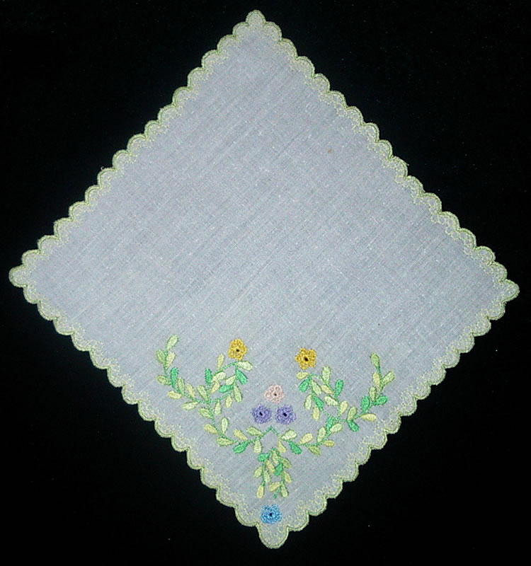 Носовой платок (белый батист)