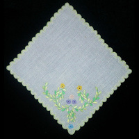 Носовой платок (белый батист)