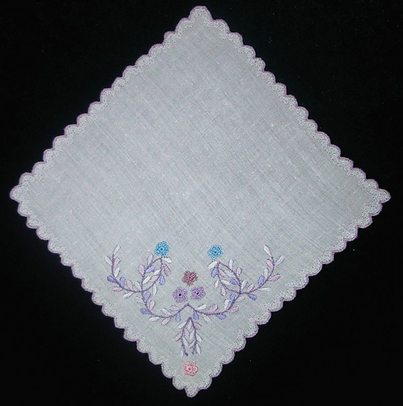 Носовой платок (белый батист).