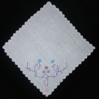 Носовой платок (белый батист).