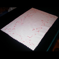 Салфетка прямоугольная бледно-розового цвета