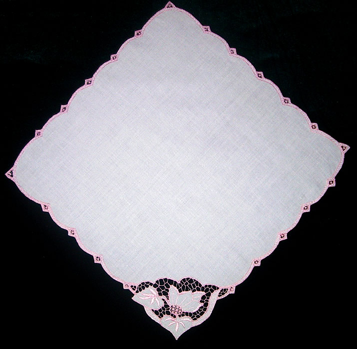 Уголок бледно-розового цвета