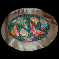 Наволочка из серого атласа на овальную подушку