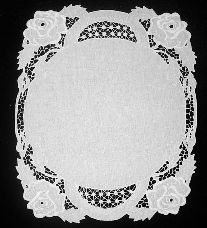 Салфетка прямоугольная белая