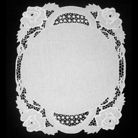 Салфетка прямоугольная белая