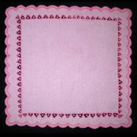 IMсалфетка квадратная розовая