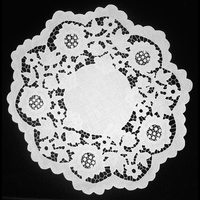 Салфетка десятиугольная белая