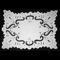 Салфетка прямоугольная белая