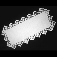 Дорожка прямоугольная белая