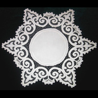 Салфетка шестиугольная белая