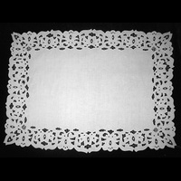 Салфетка прямоугольная белая