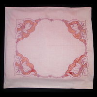 Наволочка светло-розовая на прямоугольную подушку