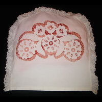 Наволочка белая на полуовальную подушку