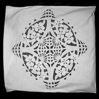 Наволочка белая на квадратную подушку