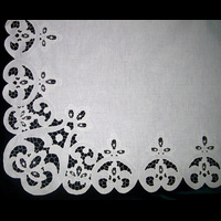 Скатерть белая на прямоугольный стол