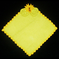 Носовой платок (желтый искусственный шелк)