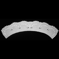 Воротник прямой белый