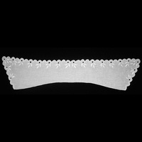 Воротник прямой белый