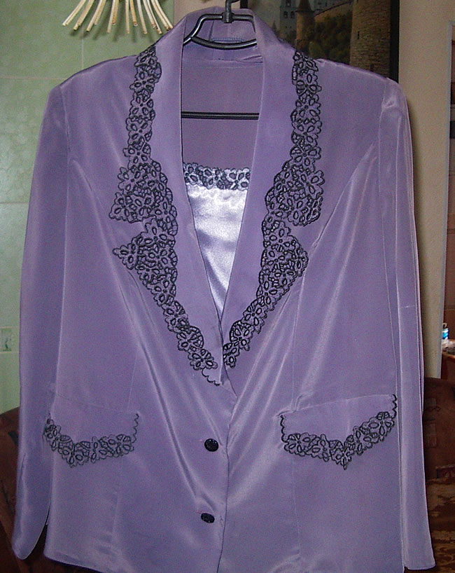 Пиджак с топиком