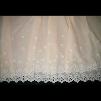 Юбка платья кремового цвета