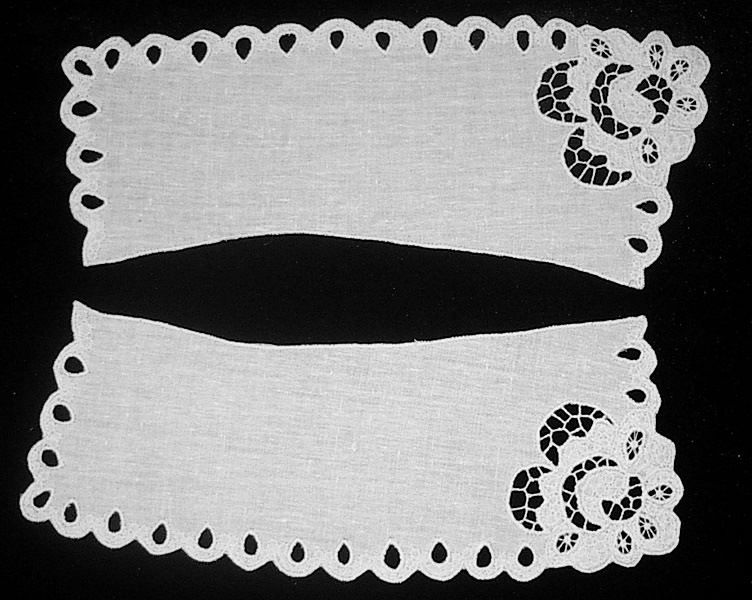 Воротник из 2-х половинок