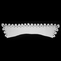 Воротник прямой белый