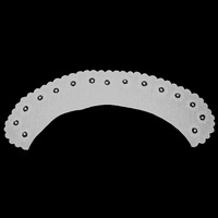 Воротник прямой белый