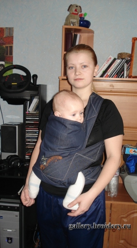 Машиная вышивка и шитье. Слинг