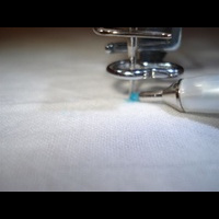 Крестильный комплект. Машинная вышивка. Как я стыкую