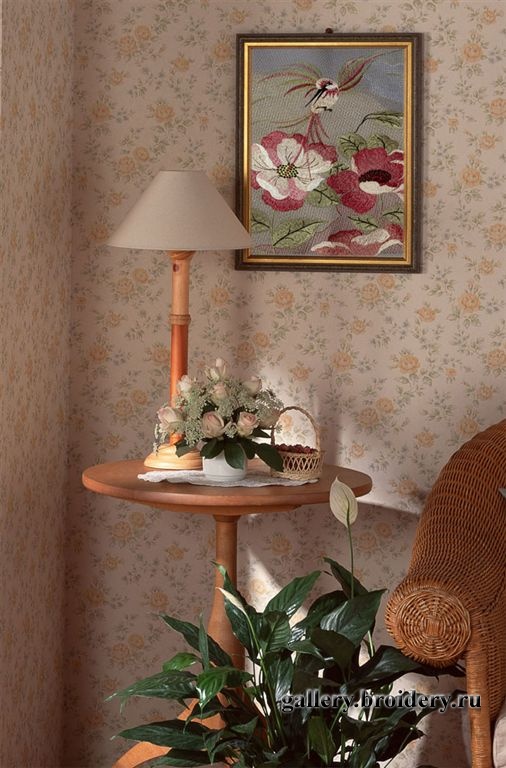 Машинная вышивка. Оформление.