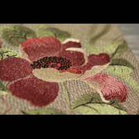 Машинная вышивка. Маки