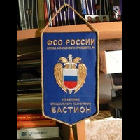 ФСО России. Вымпел. Машинная вышивка. 