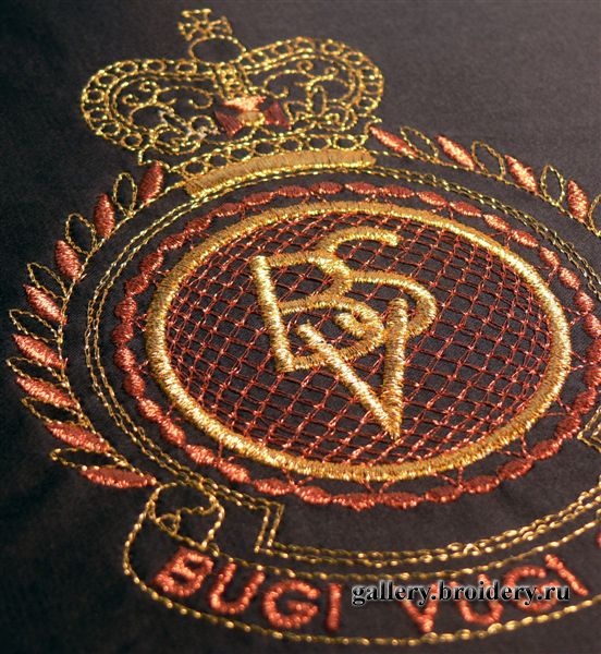 Дизайн машинной вышивки. Герб. 