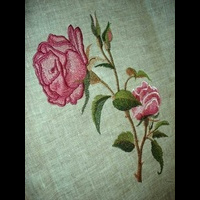 Роза. Дизайн машинной вышивки. Программа Wilcom