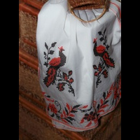 Рушник. Дизайн машинной вышивки создан в программе Pattern Maker