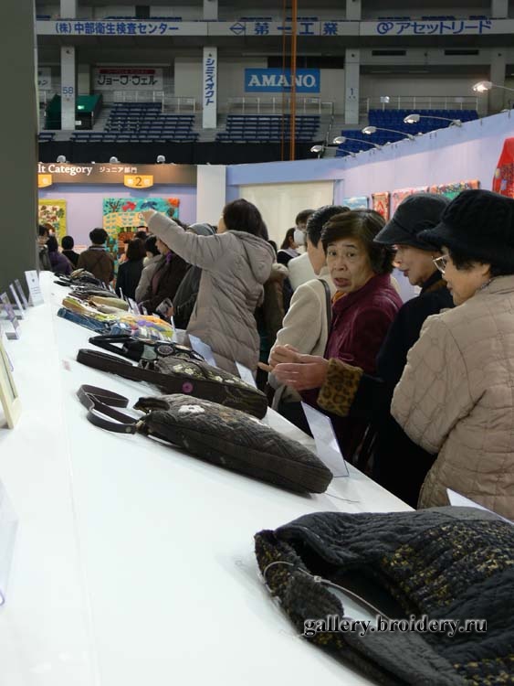 Сумки из кусочков ткани. Лоскутное шитье. Фестиваль квилта в Токио