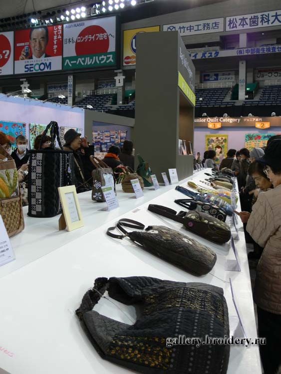 Сумки из кусочков ткани. Квилт. Фестиваль в Токио. 