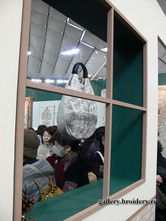 Сумка из кусочков ткани. Фестиваль квилта в японии