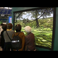 Картины из квилта. Лоскутное шитье. Фестиваль в Токио