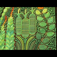 Это изделие выполненное в технике квилт меня привлекло своим необыкновенно красивым зеленым