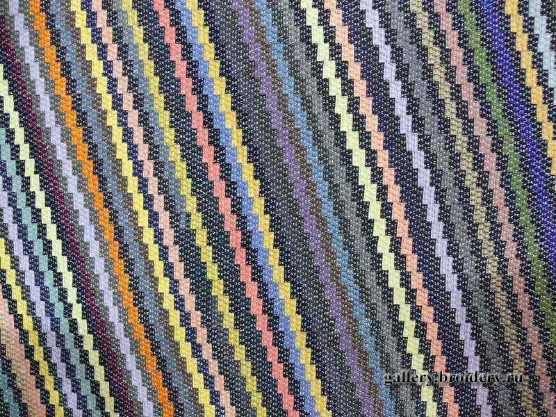 Техника вышивки Сашико+Квилт. 